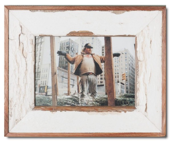 Bilderrahmen aus recycletem Holz für die Fotogröße 21 x 14,8 cm von Luna Designs