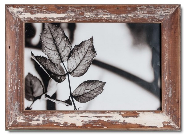 Basic Bilderrahmen aus recyceltem Holz für Fotogröße 25 x 38 cm aus Südafrika
