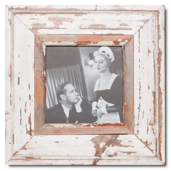Reclaimed wooden picture frame for the photo format DIN A5 square from South Africa