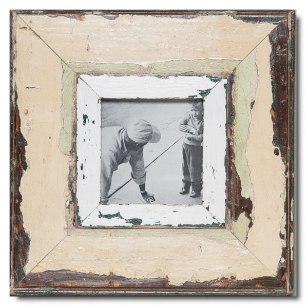 Distressed wood picture frame for picture format 10,5 x 10,5 cm from South Africa
