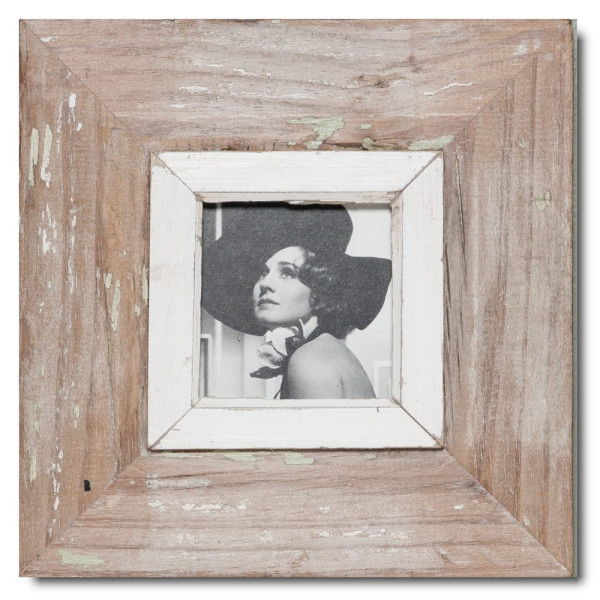Distressed wood frame for picture format DIN A6 square from Cape Town